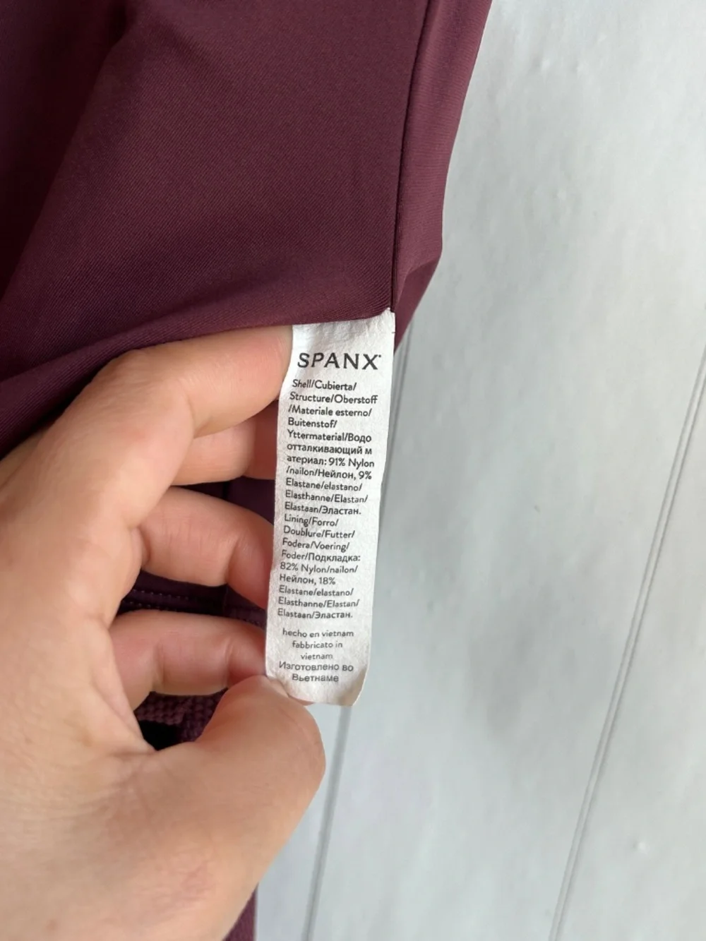 Spanx plus size 2X pike shaping swim dress burgundy v-neck UPF 50+ no padding - Picture 10 of 11